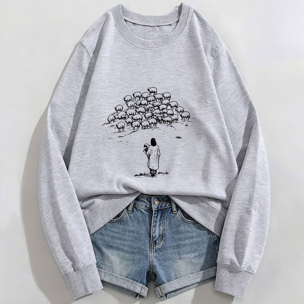 Shepherd print hoodie