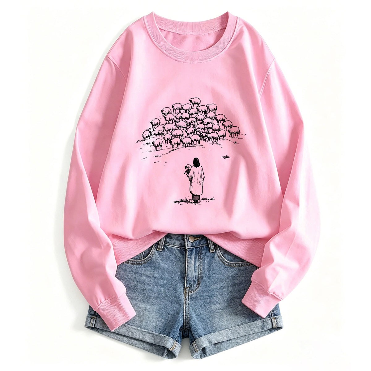 Shepherd print hoodie