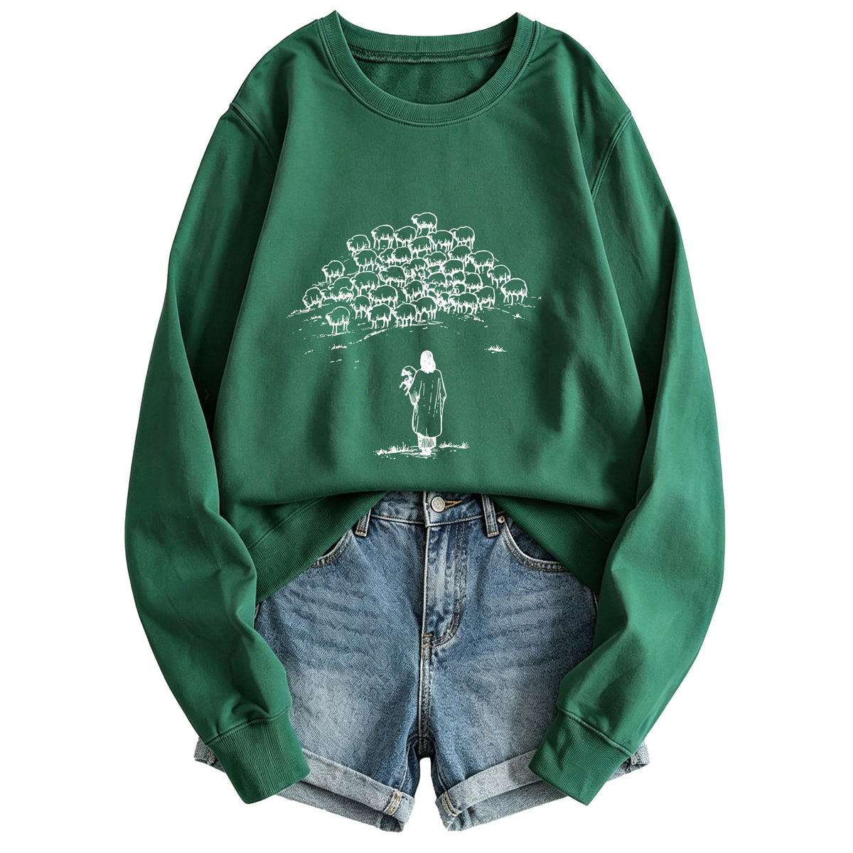 Shepherd print hoodie