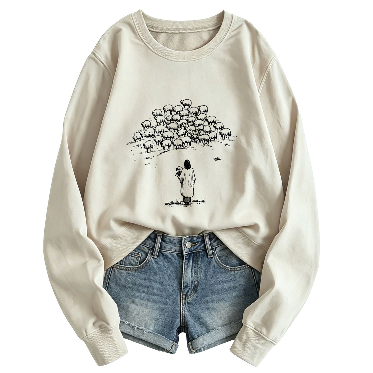 Shepherd print hoodie