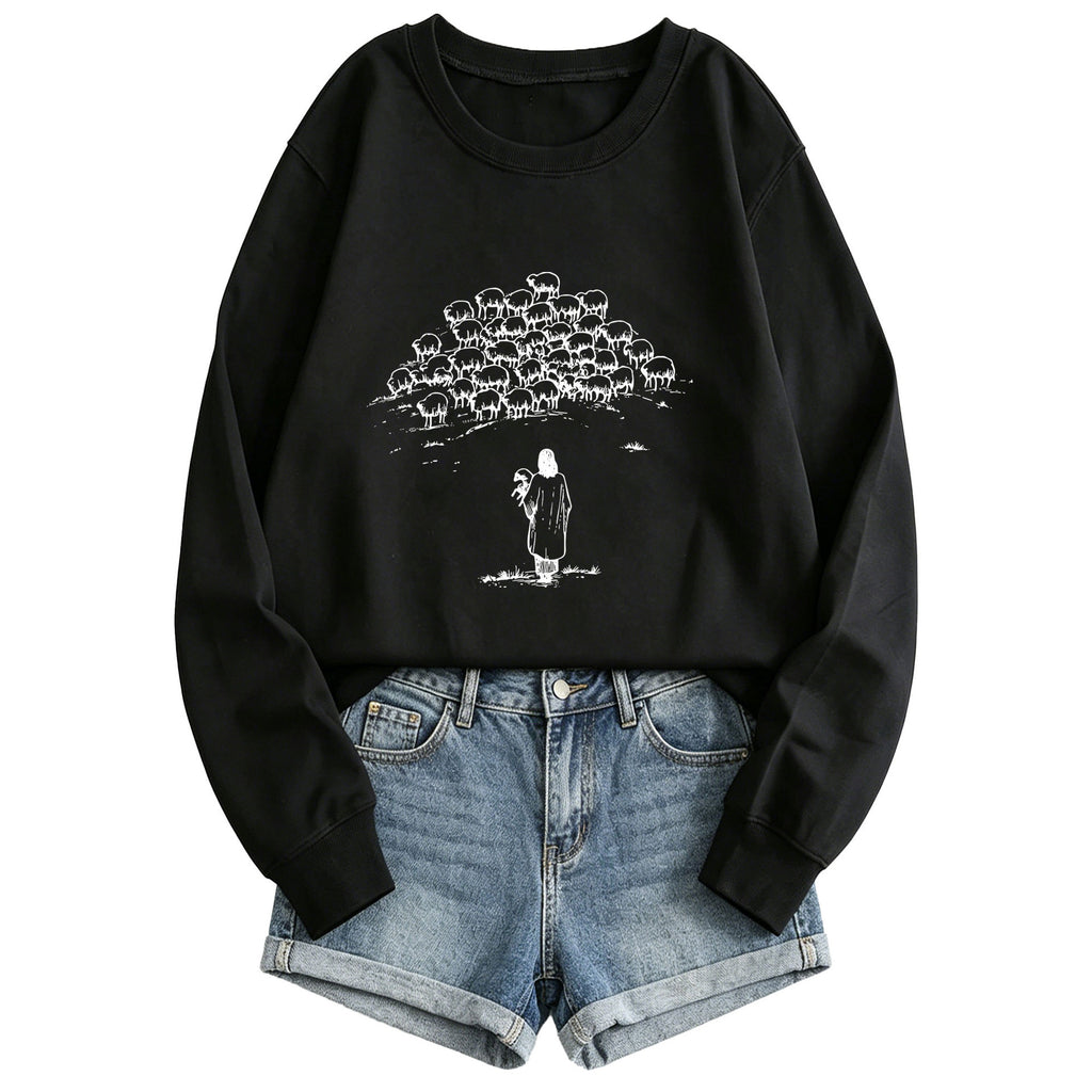 Shepherd print hoodie