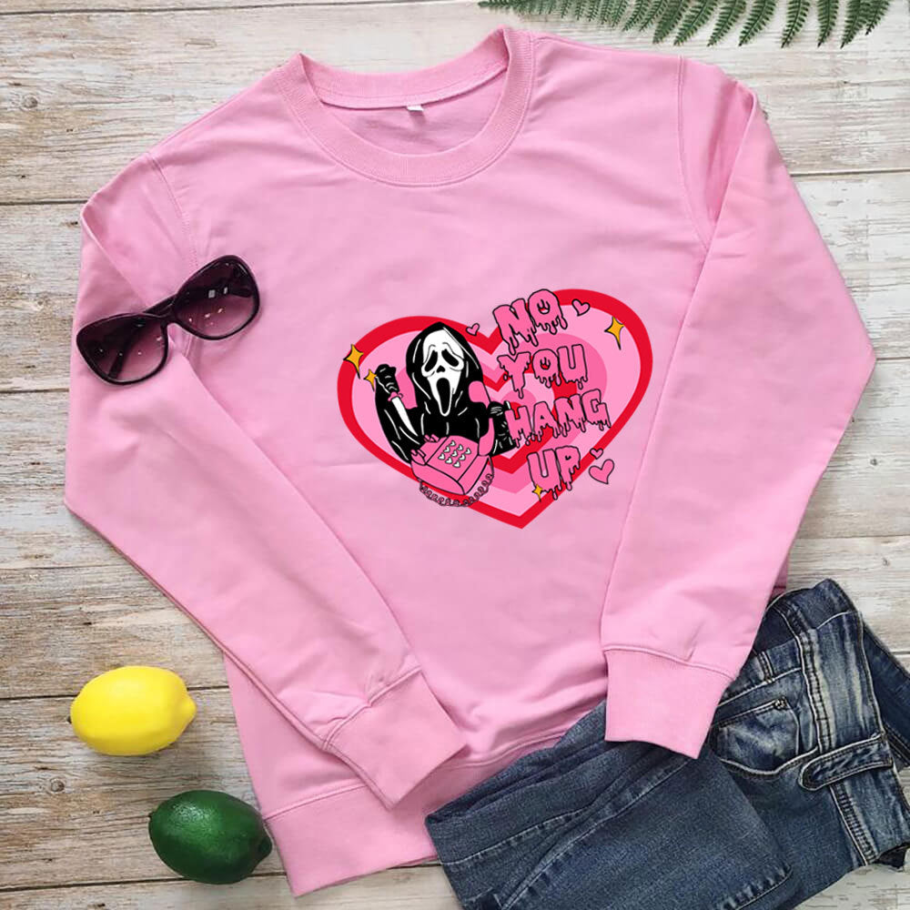 Love printed hoodie