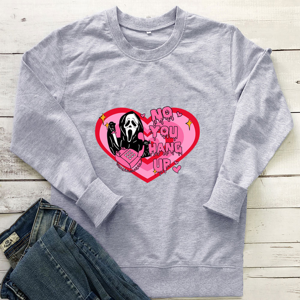 Love printed hoodie