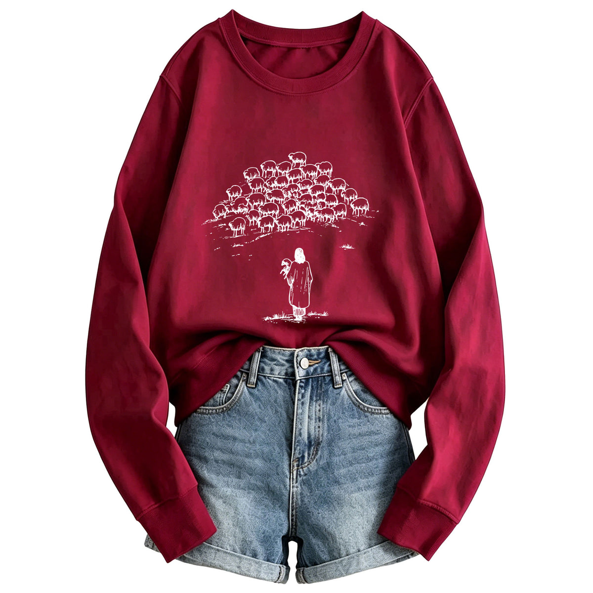 Shepherd print hoodie