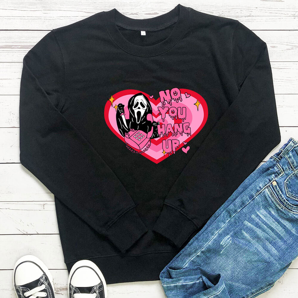 Love printed hoodie