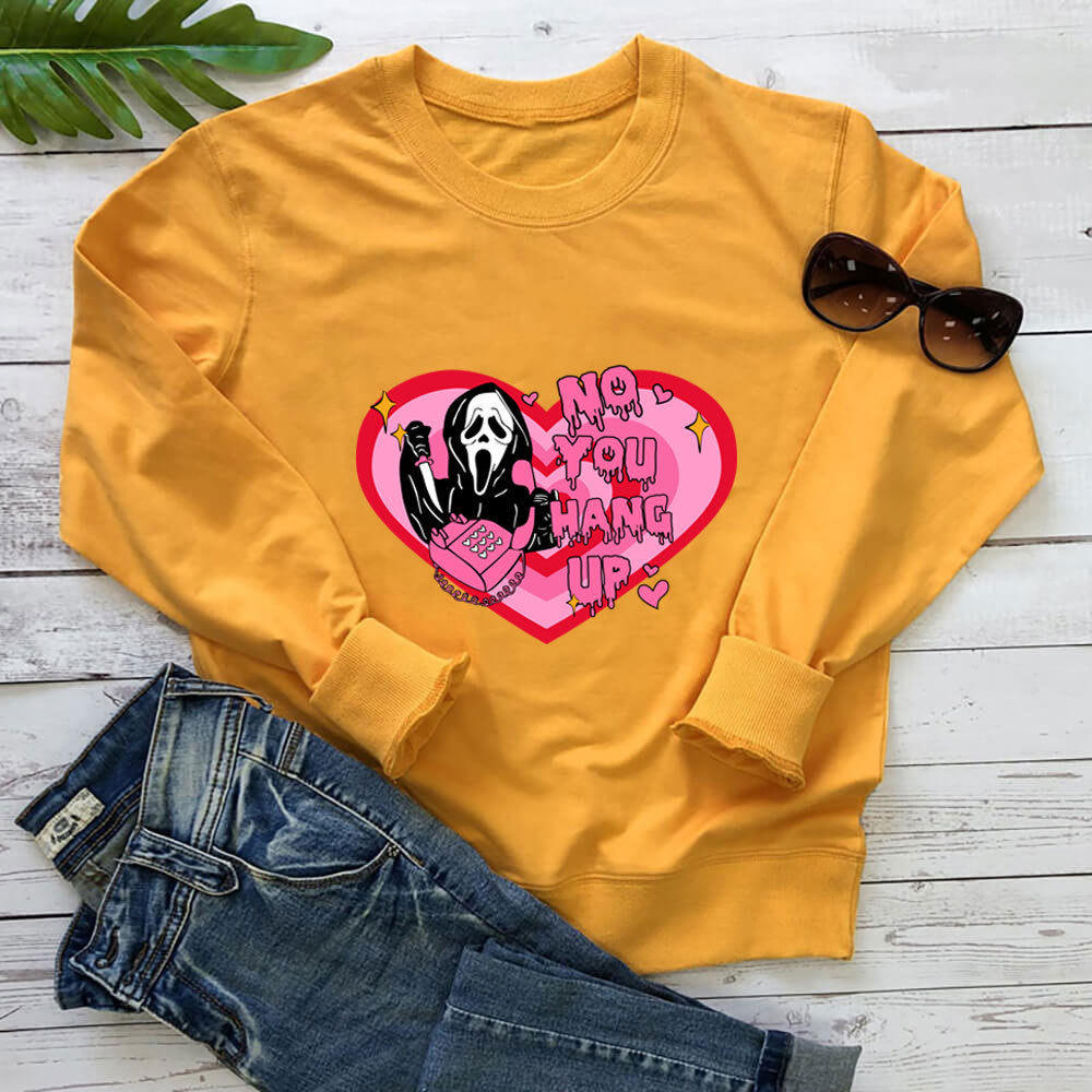 Love printed hoodie