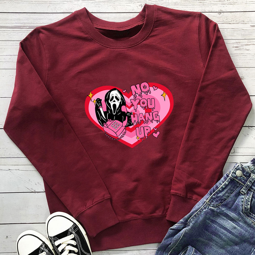 Love printed hoodie