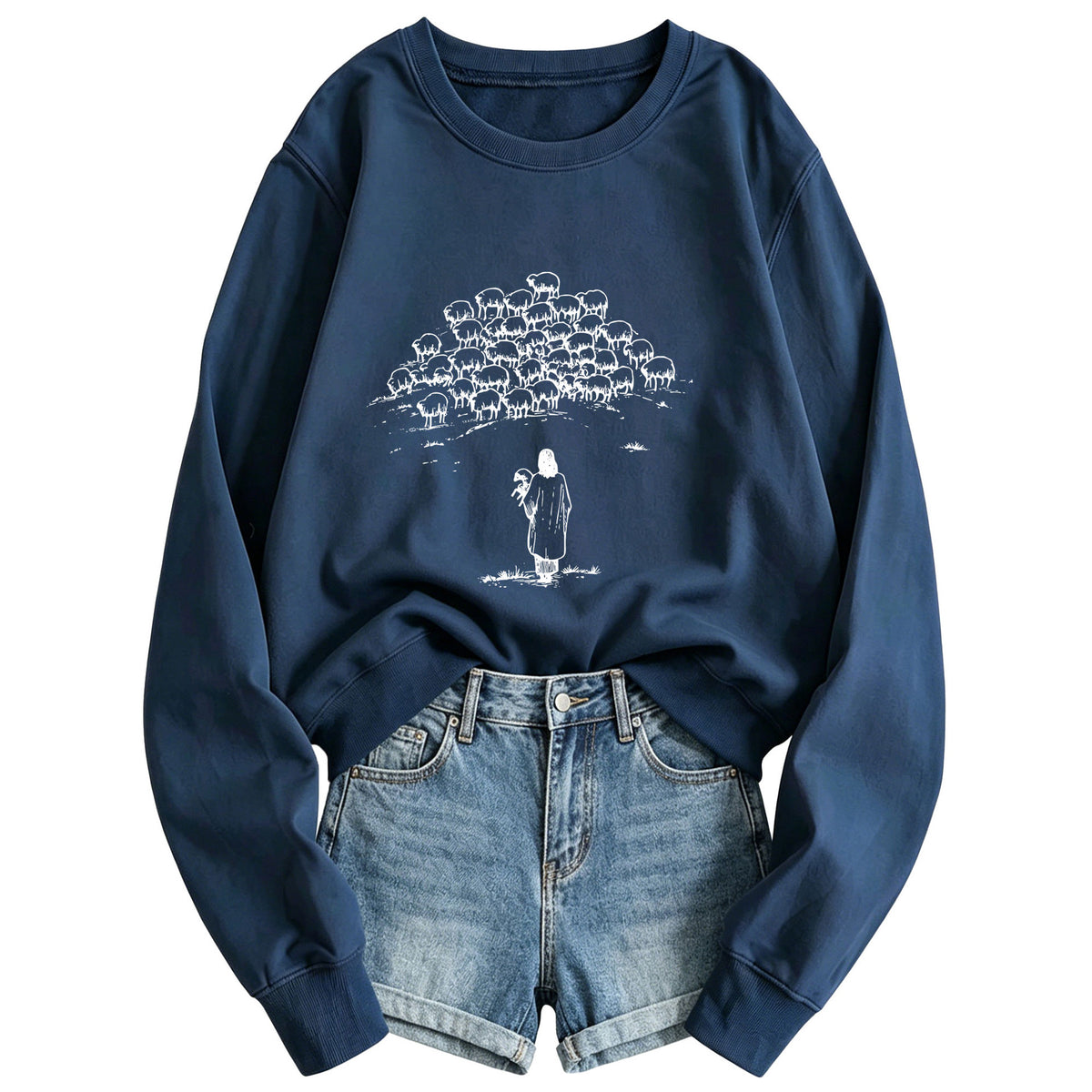 Shepherd print hoodie