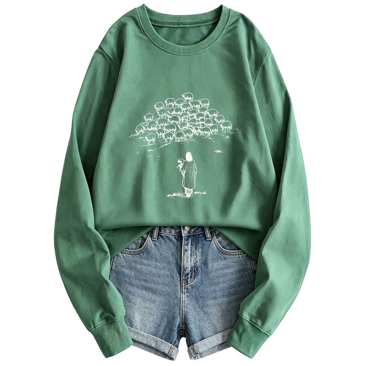 Shepherd print hoodie