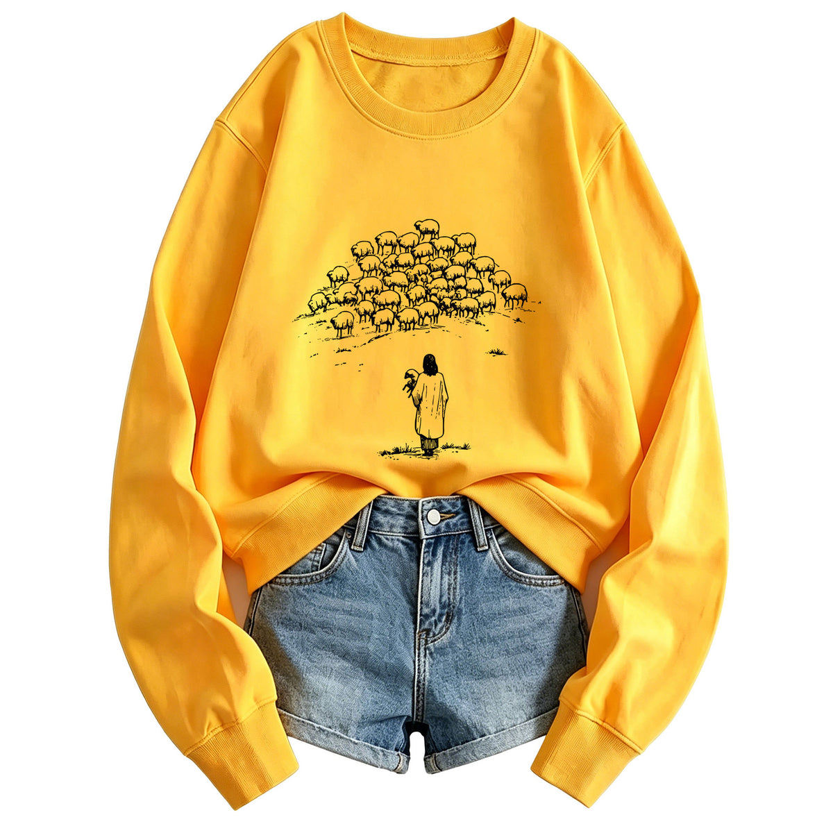 Shepherd print hoodie